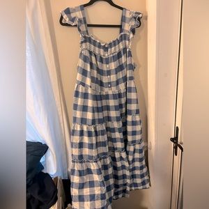 Gingham Ruffle Dress